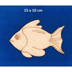SKLEJKA #3mm Rybka 15cm, ryba 15x10cm / grawer